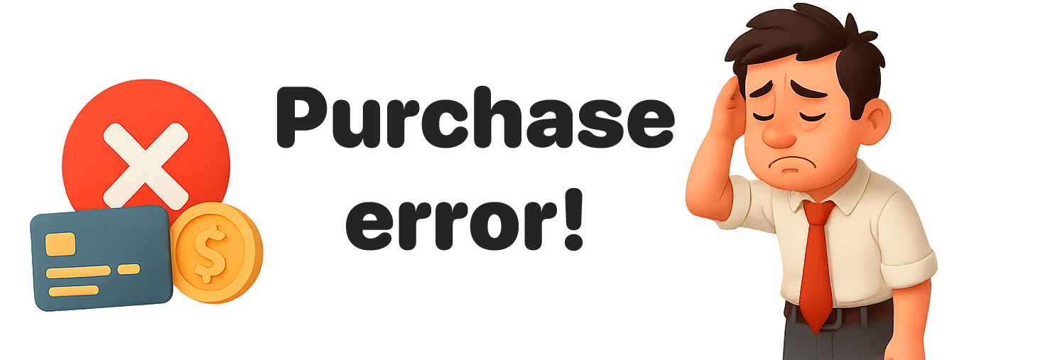 Purchase error